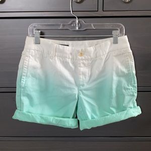 J.Crew Broken In Boyfriend Ombré Shorts